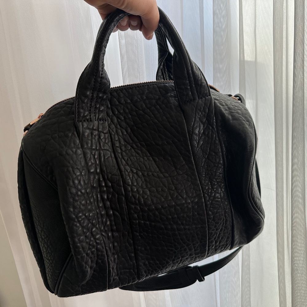 Alexander Wang Rocco Satchel (Rose Gold)